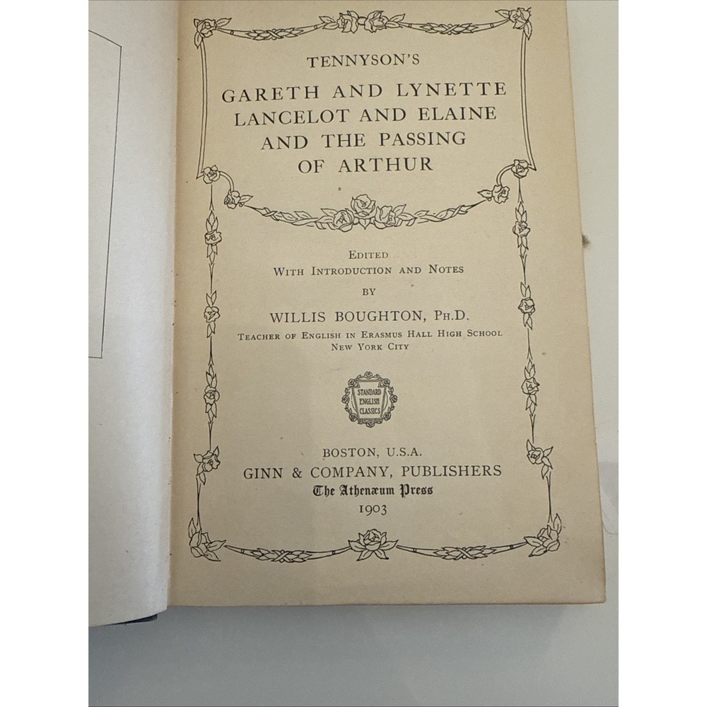 Idylls of the King Selections, Lord Tennyson, Gunn & Co. 1903 Illustrated - Picture 11 of 14
